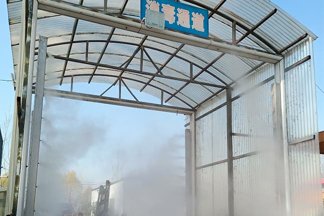 衡水安平车辆消毒通道