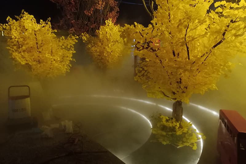 扬州售楼处景观造雾